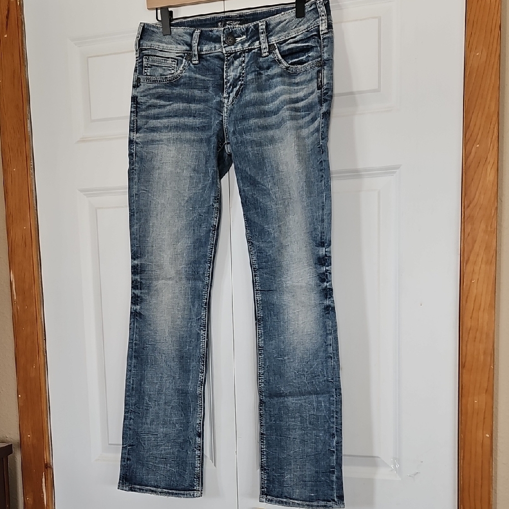 Womens Silver brand Denim jeans.  Style Suki. Size W28 L30